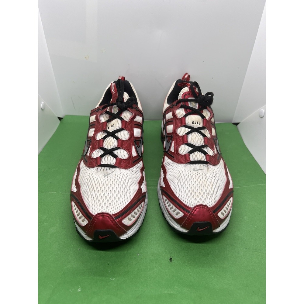 Nike Shox Womens 12 White Black Red Running Shoes 2005 312627-163